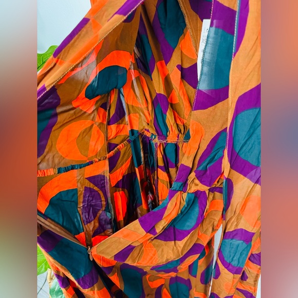 NWT ZARA Printed Geometric Print Dress Limited Edition Blogger Favorite Size XS - Picture 6 of 11